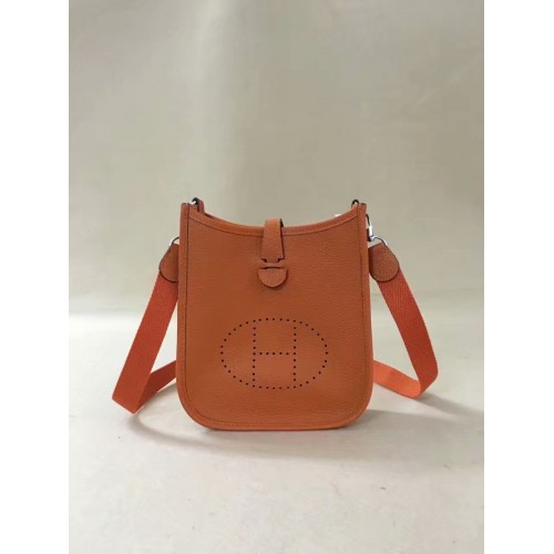 Hermes Evelyne original Togo Leder Mini Umhängetasche H15698 orange