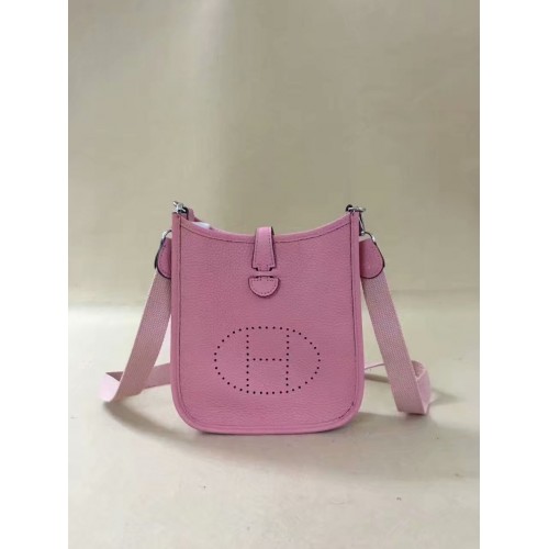 Hermes Evelyne original Togo Leder Mini Umhängetasche H15698 rosa