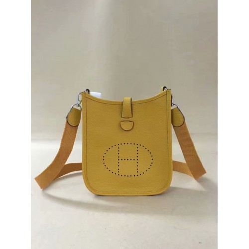 Hermes Evelyne original Togo Leder Mini Umhängetasche H15698 gelb