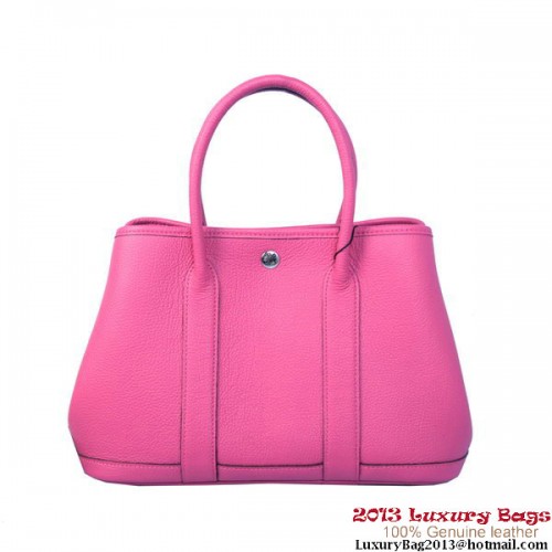 Hermes Garden Party 30CM Tasche Kalbsleder A1288 Rose