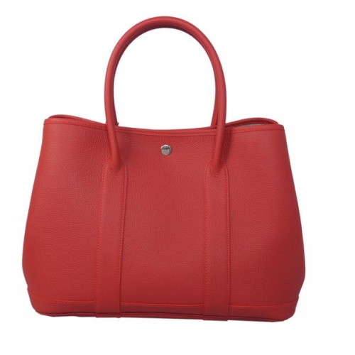 Hermes Garden Party 36CM Tasche Kalbsleder Rot