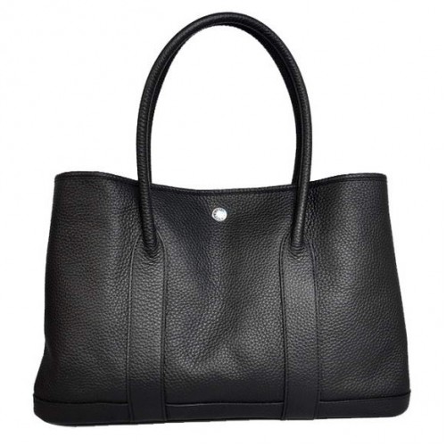 Hermes Garden Party 36CM Tasche Clemence Schwarz