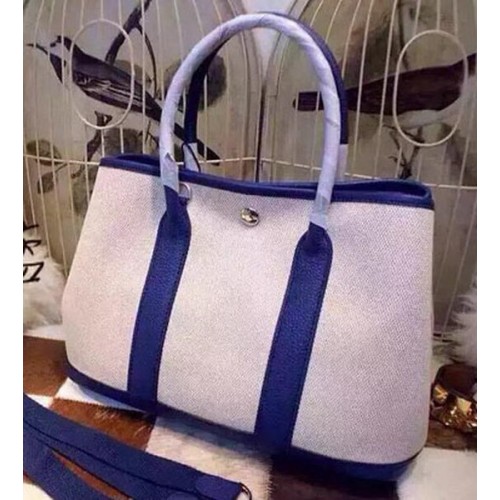 Hermes Garden Party 36cm Tragetaschen Canvas HGP1927 Royal