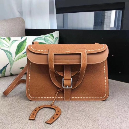 Hermes Halzan Togo Original Leder H3908 Braun