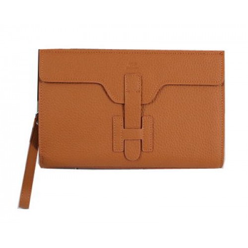 Hermes Jige Clutch Bag Kalbsleder HQ8059 Weizen