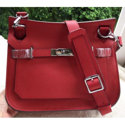 Hermes Jypsiere 31CM Umhängetasche Kalbsleder H0880 Rot