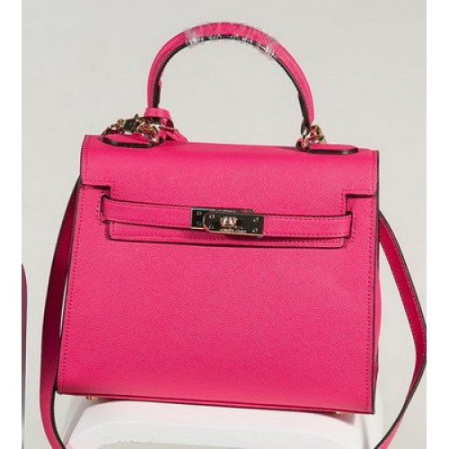 Hermes Kelly 25cm Tragetasche Togo Leder K2138 Rose