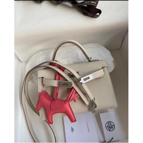Hermes Kelly 28cm Umhängetaschen Epsom Leder KL28 Creme