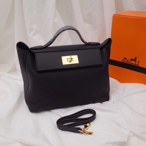 Hermes Kelly togo Ledertasche H2424 schwarz