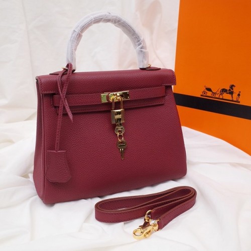 Hermes Kelly Umhängetasche Original TOGO Leder KY3255 weinrot
