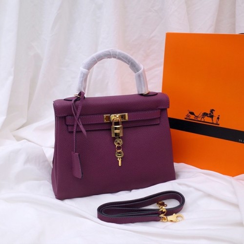 Hermes Kelly Umhängetasche Original TOGO Leder KY3255 lila