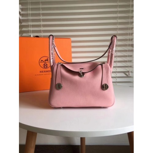 Hermes Lindy Original Togo Ledertasche 5086 Rosa