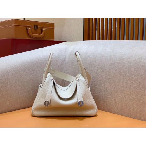 Hermes Lindy Original Togo Ledertasche OLD30 hellgrau