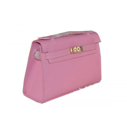 Hermes MINI Kelly 22cm Einkaufstasche Kalbsleder Rosa