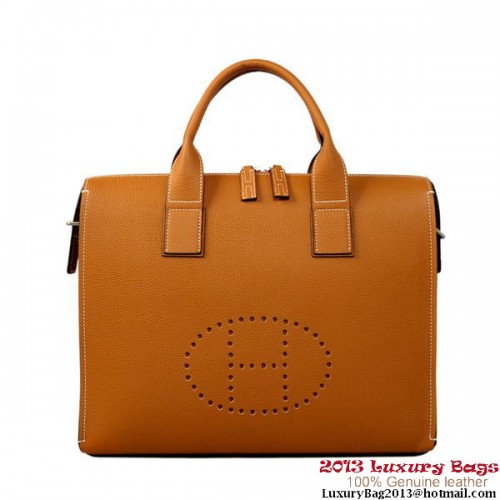 Hermes Herren Aktentasche Kalbsleder H1289A Kamel