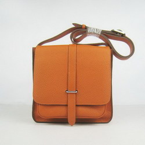 Hermes Orange Kuriertaschen aus Rindsleder H2811