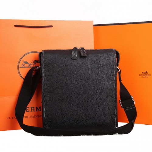 Hermes Original Kalbsleder Umhängetasche M86681 Schwarz