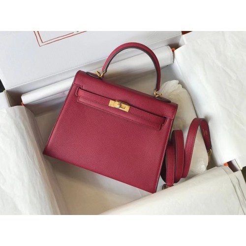 Hermes Original Epsom Leder KEL2578 Burgund