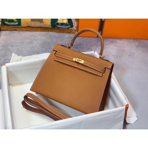 Hermes Original Epsom Leder KEL2578 braun