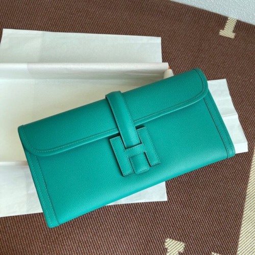Hermes Original Espom Lederclutch 37088 blau