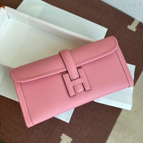 Hermes Original Espom Lederclutch 37088 Kirschblüten