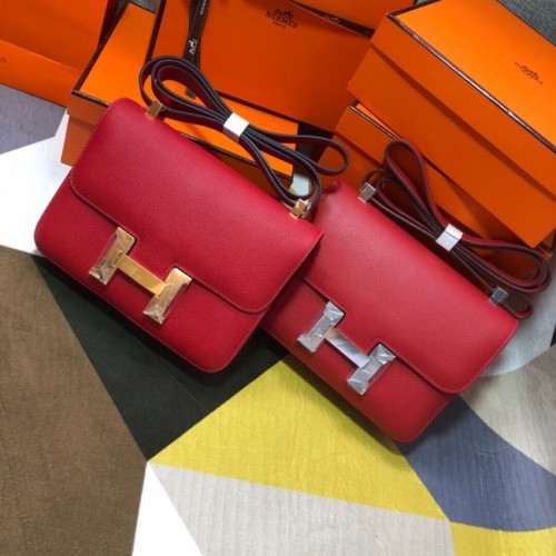 Hermes Original Espom Leder Constance Bag 5333 rot