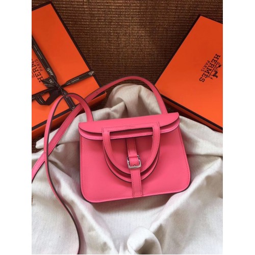 Hermes Original Halzan Minitasche H069523 rosafarbene Azalee