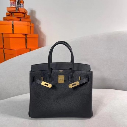 Hermes Original Togo Leder HB30O schwarz