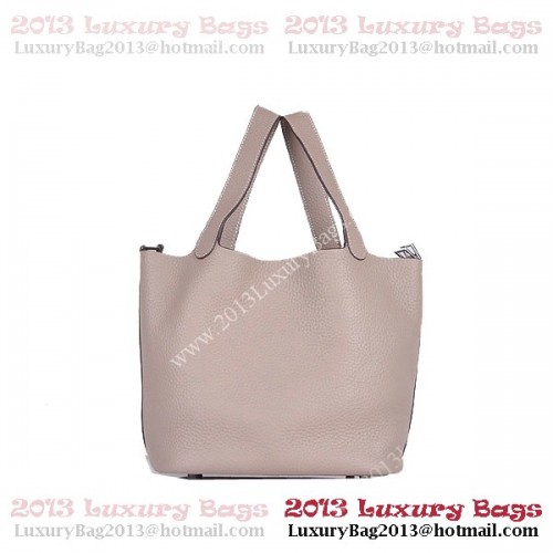 Hermes Picotin Lock MM Tasche aus Clemence Leder 8616 Grau