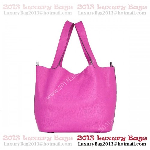 Hermes Picotin Lock MM Bag aus Clemence-Leder 8616 Pfirsich