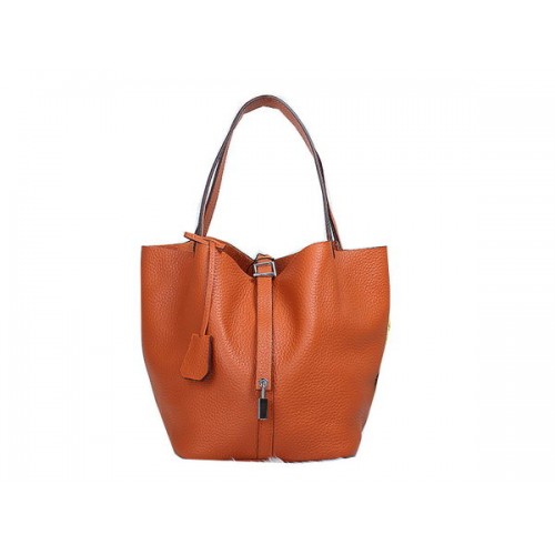 Hermes Picotin Lock MM Bag in Original Leder Orange