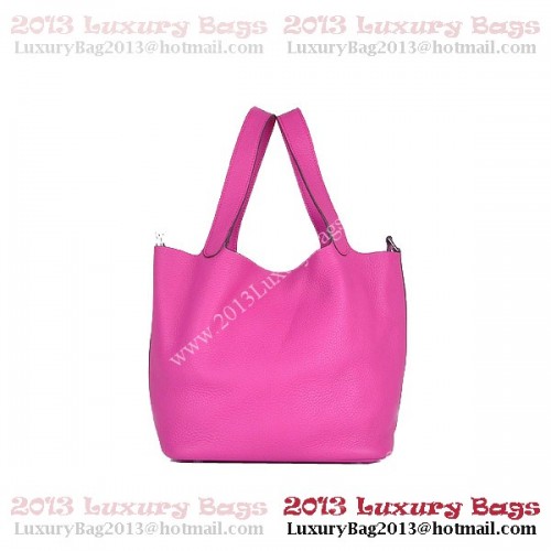 Hermes Picotin Lock PM Tasche aus Clemence Leder 8615 Pfirsich