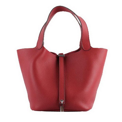 Hermes Picotin Lock PM Taschen Clemence Leder H8615 Rot