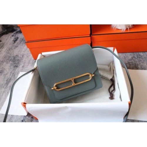 Hermes Roulis 19cm Evercolor 9D H9003 grau&Gold