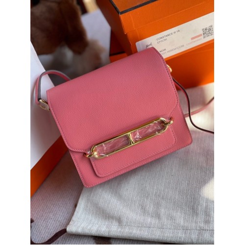 Hermes Roulis 19cm Evercolor 9D H9003 rosa&Gold