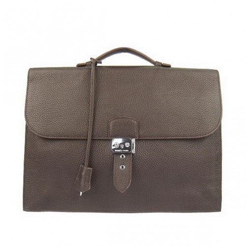 Hermes Sac Depeche 38cm Aktentasche Clemence Braun