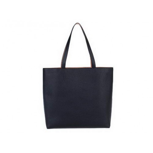 Hermes Einkaufstasche 36CM Totes Clemence Leder Schwarz