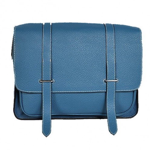 Hermes Steve 32CM Herrentasche Clemence Blau