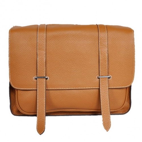 Hermes Steve 32CM Herrentasche Clemence Camel