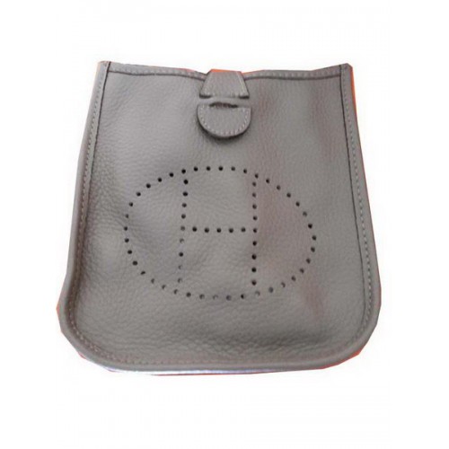 Hermes Mini Evelyne Umhängetasche H1608S Grau