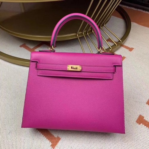 Hermes original Kelly Epsom Leather KL32 rosa