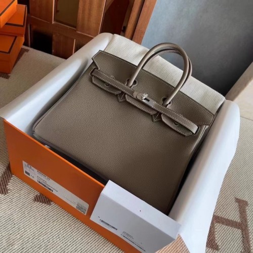 Hermes original Togo Leder HB25O dunkelgrau