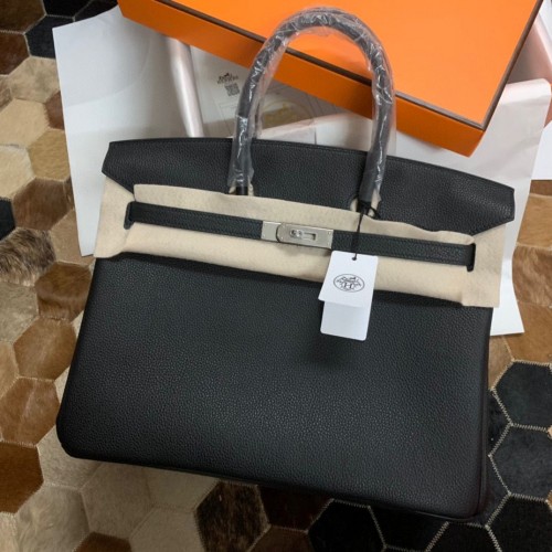 Hermes Original Togo Leder HB35O Schwarz