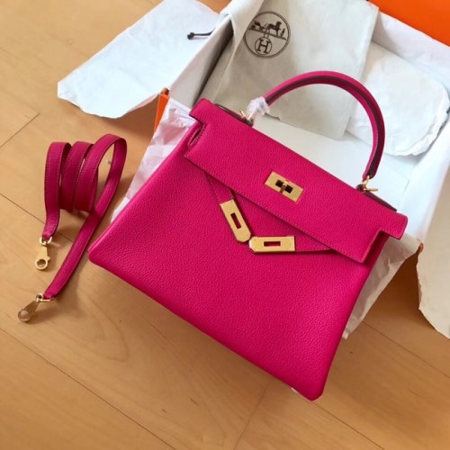 Hermes Original Togo Leder Kelly Bag KL320 Rose