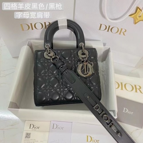 LADY DIOR MY ABCDIOR TASCHE Cannage Lammleder M0538I schwarz