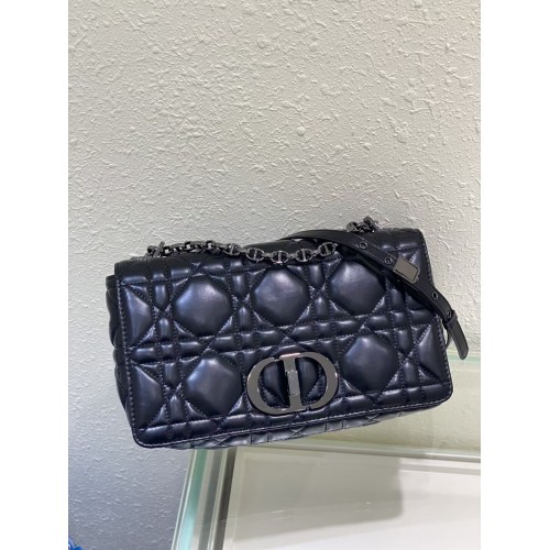 GROSSE DIOR CARO TASCHE Farbverlauf Cannage Lammleder M9243E schwarz