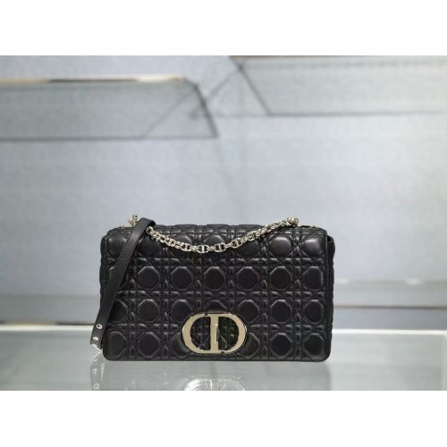 GROSSE DIOR CARO TASCHE Weiches Cannage-Kalbsleder M9243U schwarz