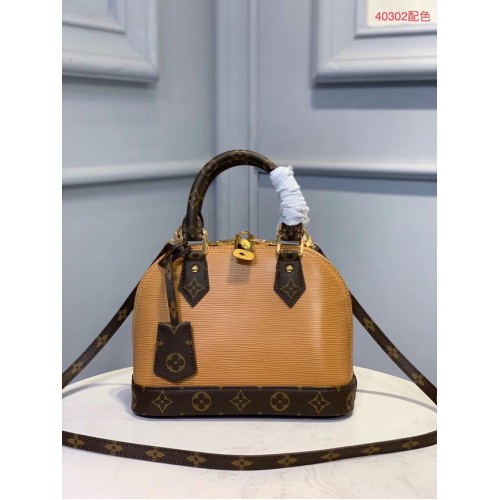 LOUIS VUITTON M40302 EPI LEDER ALMA KLEIN BLAU