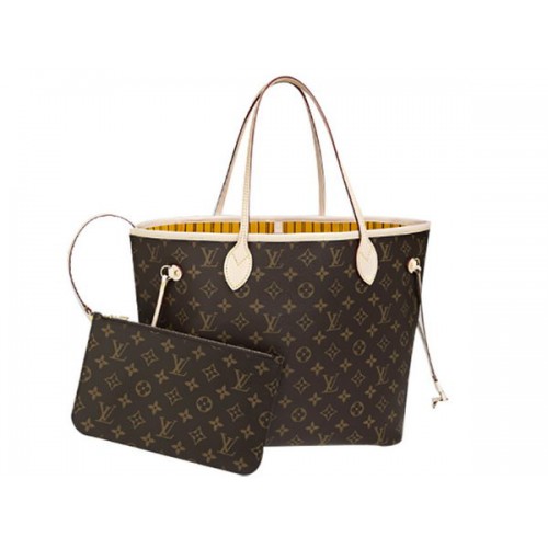 LOUIS VUITTON M40997 MONOGRAMM LEINWAND NEVERFULL MM MIMOSA