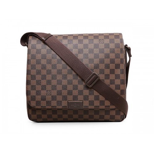 LOUIS VUITTON N41212 Damier Ebene Canvas District MM Umhängetasche